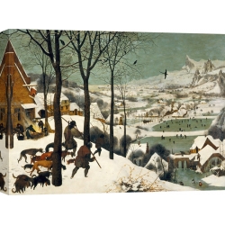 Cuadro en canvas. Pieter Bruegel the Elder, Los cazadores en la nieve