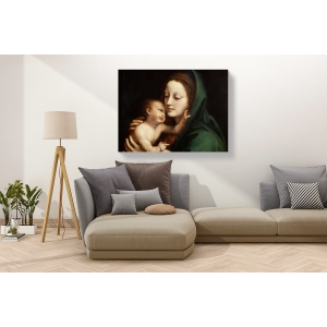 Wall art print and canvas. Virgin and Child (detail)