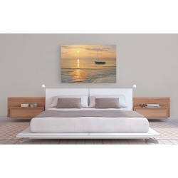 Wall art print and canvas. Adriano Galasso, Morning on the sea