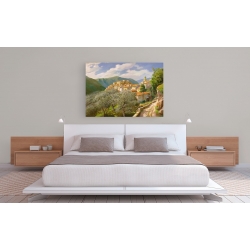 Wall art print and canvas. Adriano Galasso, The olive village