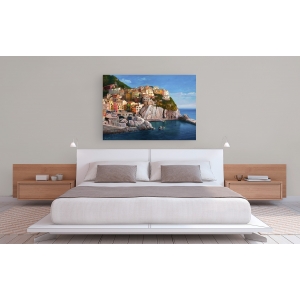 Tableau sur toile. Adriano Galasso, Manarola (Le Cinque Terre)