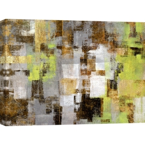Cuadro abstracto moderno en canvas. Alessio Aprile, Forest in Springtime