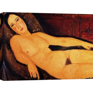 Tableau sur toile. Amedeo Modigliani, Nue sur le divan