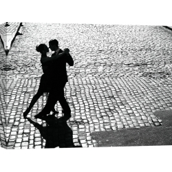 Wall art print and canvas. Dancers performing the Tango