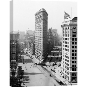 Wall art print and canvas. The Flatiron Building, New York