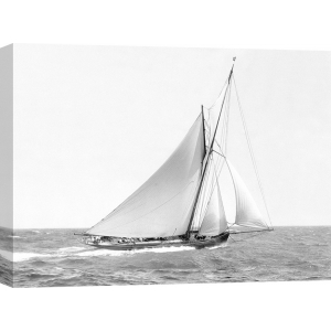 Leinwandbilder. Anonym, Cutter sailing on the ocean, 1910