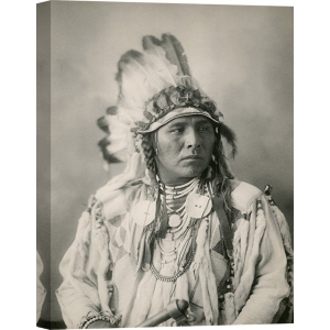 Quadro, stampa su tela. Indiani d'America -Spotted Jack Rabbit, Crow, 1898