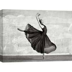 Wall art print and canvas. Haute Photo Collection, Ballerina Dancing