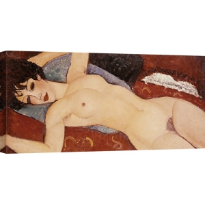 Wall art print and canvas. Amedeo Modigliani, Reclining Nude (detail)