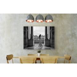 Wall art print and canvas. Haute Photo Collection, Balcony on a boulevard, Paris