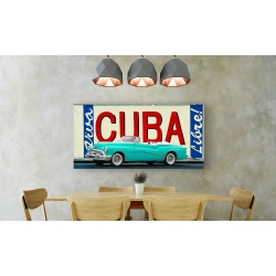 Quadro, stampa su tela. Gasoline Images, Cuba Libre, Avana