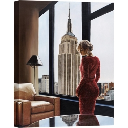 Wall art print and canvas. Pierre Benson, Interior in NYC