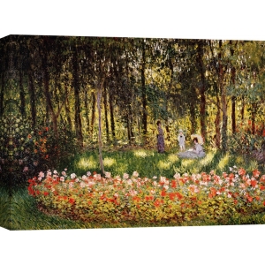 Quadro, stampa su tela. Claude Monet, Scena di bosco