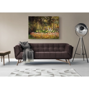 Wall art print and canvas. Claude Monet, Wooded Scene
