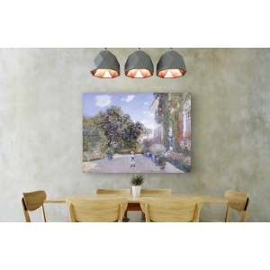 Tableau sur toile. Claude Monet, Le jardin de l'artiste à Argenteuil
