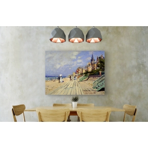 Leinwandbilder. Claude Monet, Trouville Strand