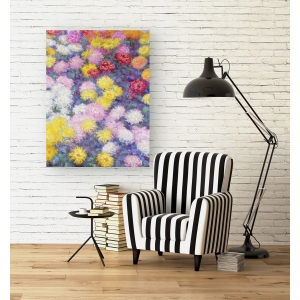 Wall art print and canvas. Claude Monet, Chrysanthemums