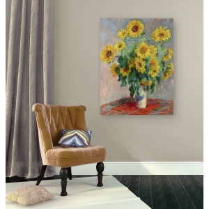 Leinwandbilder. Claude Monet, Sonnenblumen