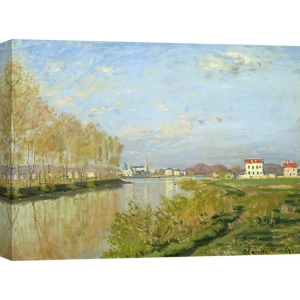 Quadro, stampa su tela. Claude Monet, La Senna a Argenteuil