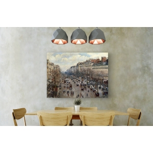 Cuadro en canvas. Camille Pissarro, Boulevard Montmartre
