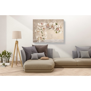 Wall art print and canvas. Remy Dellal, Orchid Vase