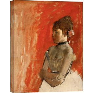 Leinwandbilder. Edgar Degas, Ballerina mit verschränkten Armen