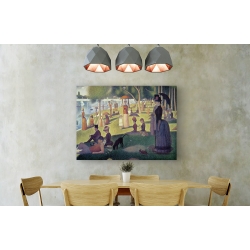 Wall art print and canvas. Georges Seurat, Afternoon at the island of La Grande Jatte