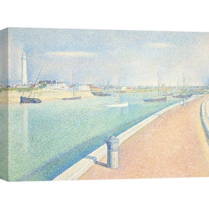 Leinwandbilder. Georges Seurat, Der Kanal von Gravelines
