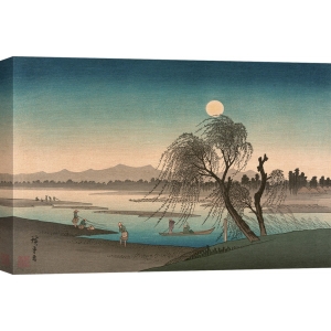 Wall art print and canvas. Ando Hiroshige, Fukeiga
