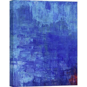 Abstrakte Leinwandbilder in Blau. Italo Corrado, Boundless Skyes