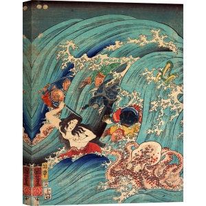  Utagawa, Recovering a jewel from the palace of the dragon king I