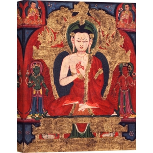 Cuadro japoneses en canvas. Anónimo, Buda Vairocana