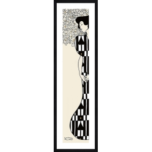 Cuadro en canvas. Gustav Klimt, Mujer y árbol II