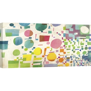 Cuadro abstracto geometrico en canvas. Bacci, Multicolor Pattern I