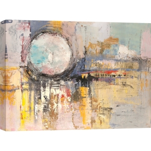 Cuadro abstracto moderno en canvas. Lucas, Puesta de sol de luna