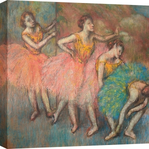 Cuadro, poster y lienzo, Edgar Degas, Cuatro bailarinas