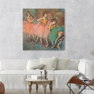 Cuadro, poster y lienzo, Edgar Degas, Cuatro bailarinas