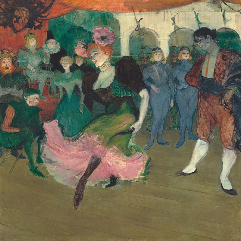 Poster Toulouse-Lautrec, Marcelle Lender dancing the Bolero in Chilpéric