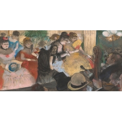 Wall art print, canvas and poster. Edgar Degas, Café-Concert