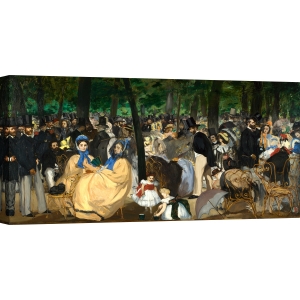 Cuadro, poster y lienzo, Edouard Manet, Música en las Tullerías