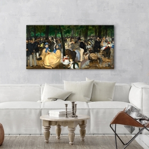 Quadro, poster, stampa su tela. Edouard Manet, Musica alle Tuileries