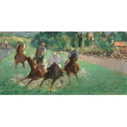 Art print, canvas and poster. Edouard Manet, At the Races
