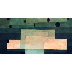 Wall art print, canvas and poster Klee, The Firmament Above the Temple