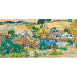 Kunstdruck, Leinwandbilder, Poster Van Gogh, Bauernhöfe im Auvers
