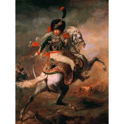 Kunstdruck Gericault, Kavallerieoffizier der kaiserlichen Garde zu Pferd