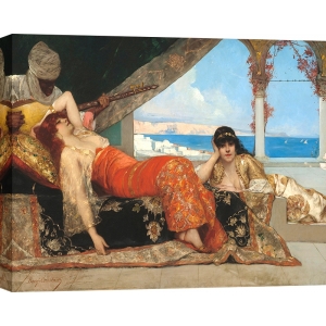 Kunstdruck, Leinwandbilder Benjamin Constant, Liebling des Emir
