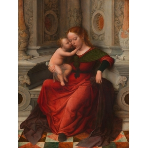 Kunstdruck, Leinwandbilder, Poster Isembrant, Madonna mit Kind