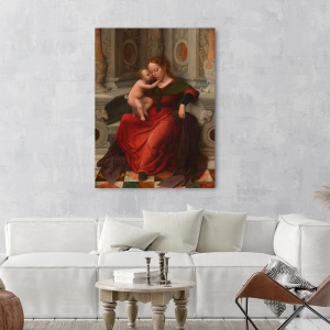Wall art print, canvas and poster by Adriaen Isenbrant, Virgin and Child