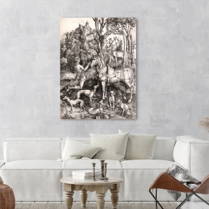 Wall art print, canvas and poster by Durer, St Eustace
