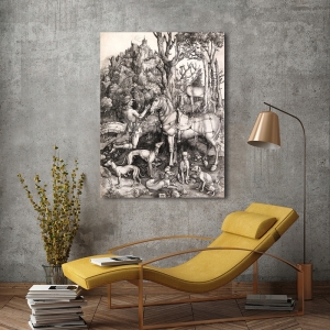 Cuadro, poster y lienzo, Albrecht Durer, San Eustaquio